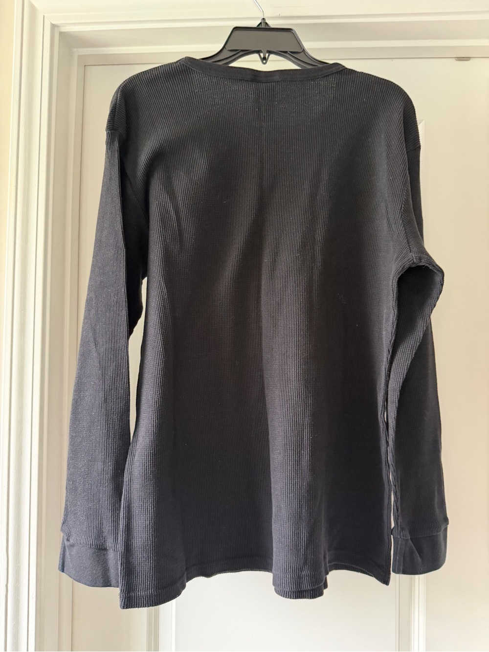 Monster Energy Black Long-Sleeve Thermal Shirt with Neon Green Logo - Picture 4 of 4